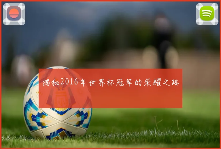 揭秘2016年世界杯冠军的荣耀之路